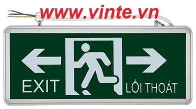 ĐÈN EXIT 1 MẶT chỉ các hướng - ROMAN (có kiểm định)